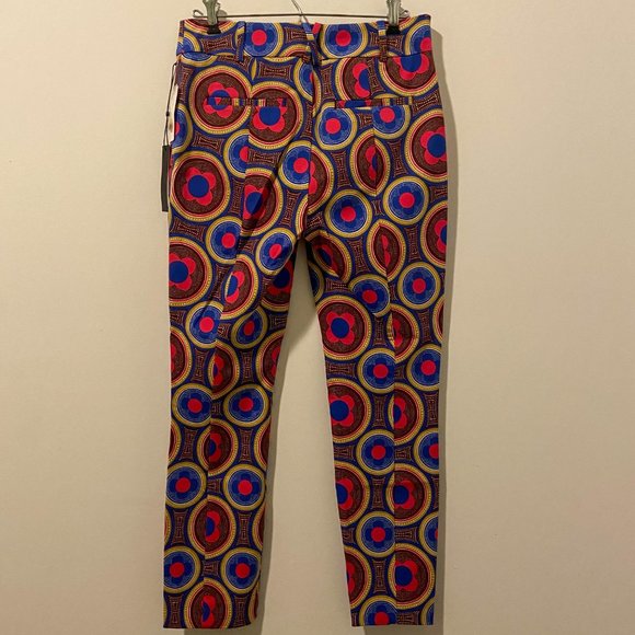 NWT Anthropologie Psychedelic Slim Trousers - Picture 6 of 6